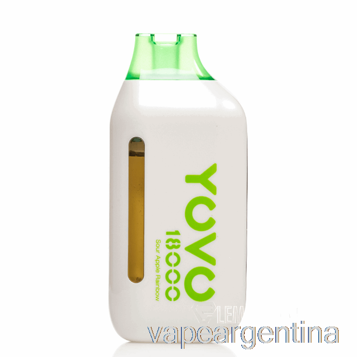 Yovo Ultra 18000 Vape Desechable De Manzana Agria Y Arcoíris Descartable